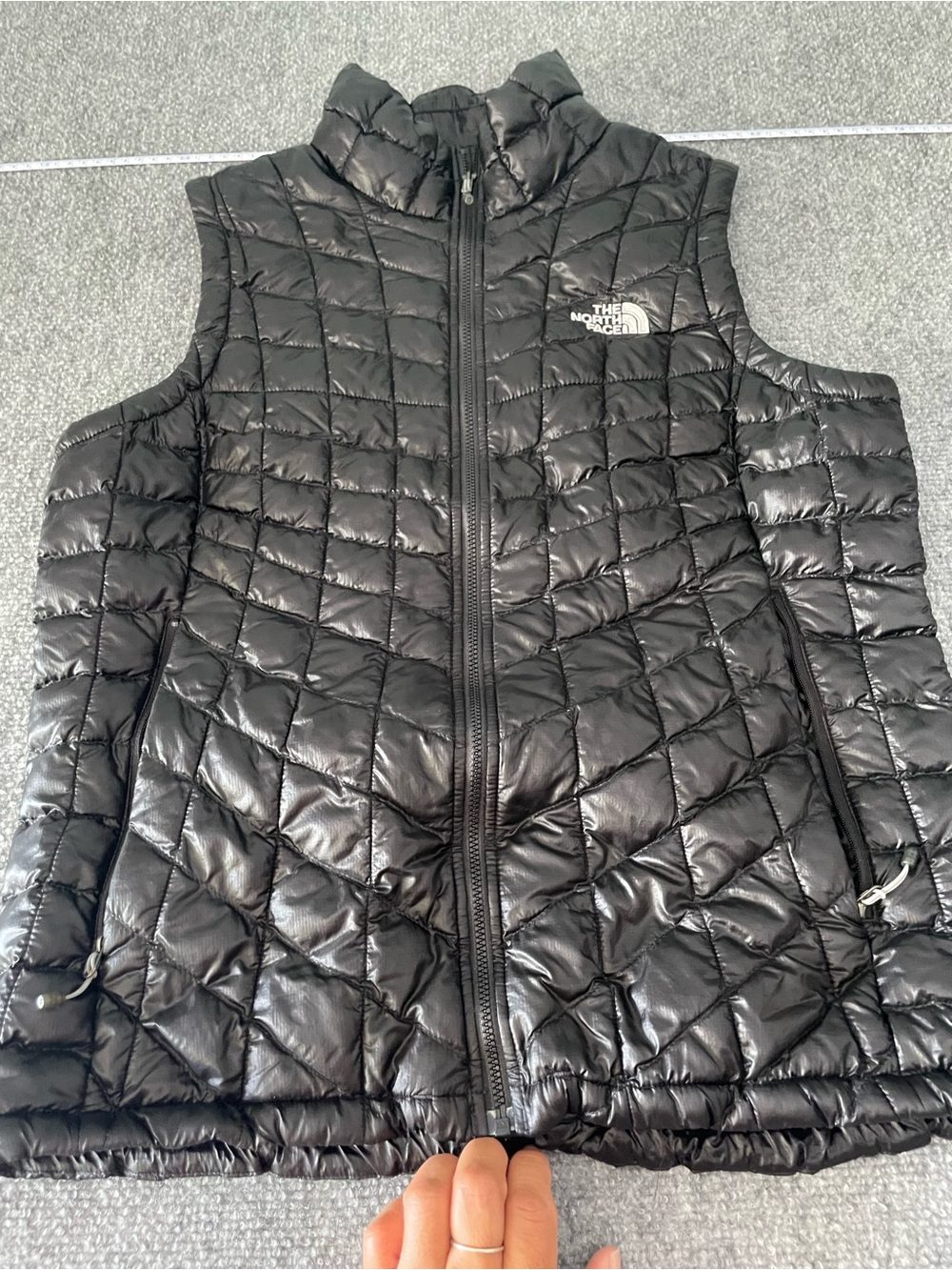 The North Face Black Quilted Insulated Vest